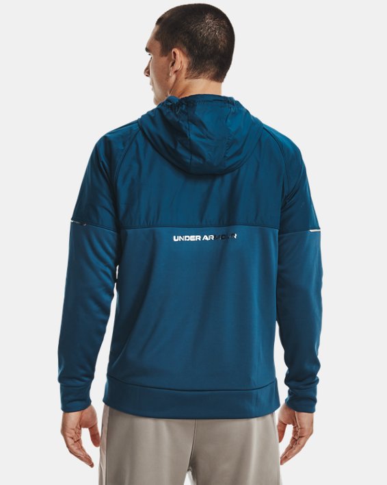 Men's Armour Fleece® Storm Full-Zip in Blue image number 1